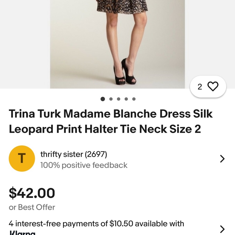 Trina Turk One Shoulder Leopard Print Dress